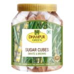 Dhampurgreen White & Brown Sugar Cubes, 800G | Sugar Cubes For Tea And Coffee | No Added Sulphur And Chemicals - Fast UK Delivery