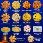 Neelam Foodland Diwali Sweets and Snacks Food Gift Box Hamper . (2700 Grams) - Fast UK Delivery