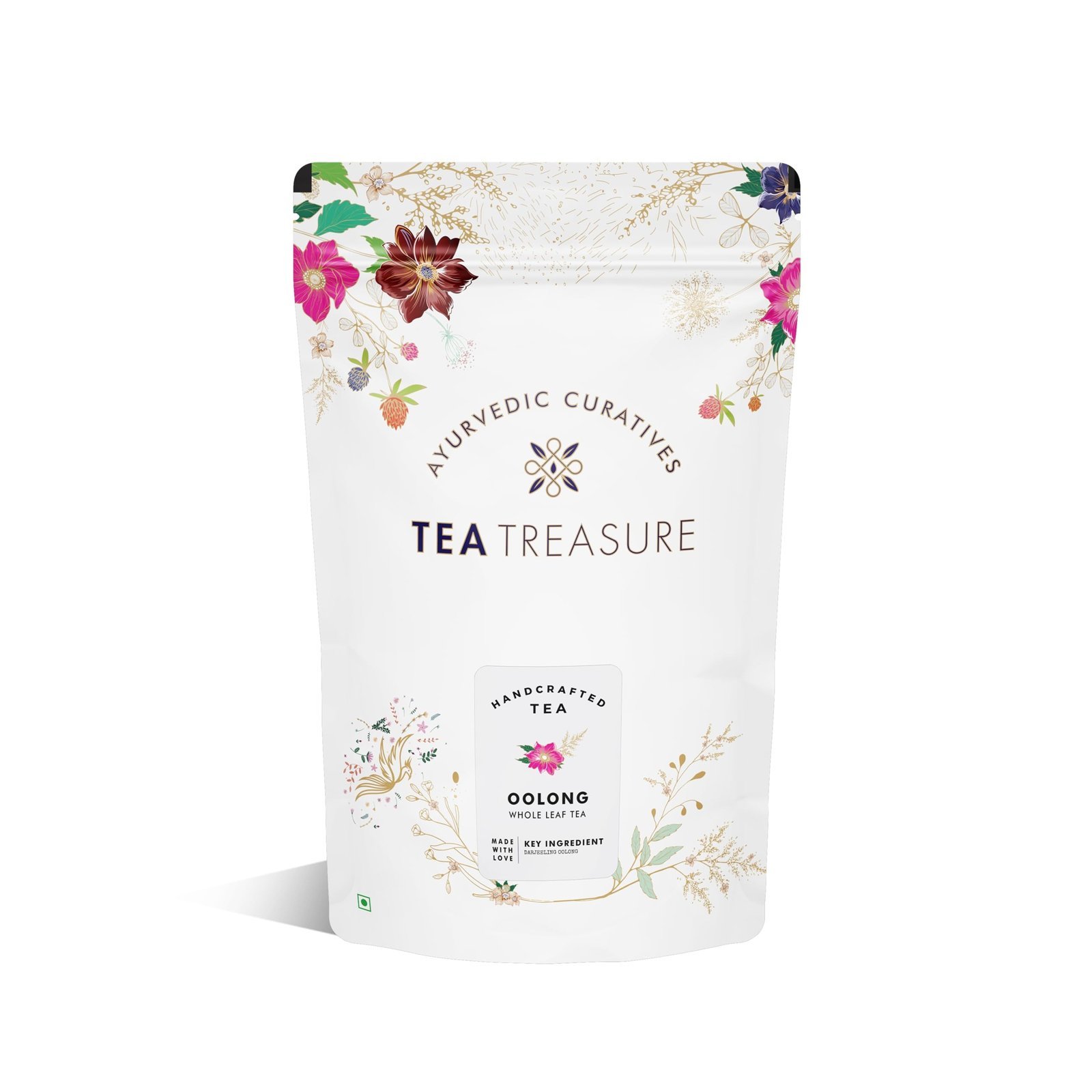 uk71znxnr5G3L-1.jpg Tea Treasure Darjeeling Oolong Whole Leaf Tea 50gm | Boosts Metabolism | Aids Oral Care | Energises The Body - Fast UK Delivery - Image 1