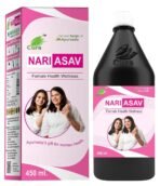 CURA Nari Asav I 450ML I Uterine Tonic for Women I Enriched with the goodness of Ashok Chhal, Lodhra & Shatavari - Fast UK Delivery