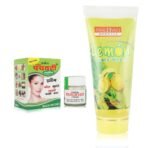 Panchvati Herbals Acne Cream 10 gm + Lemon Face Wash 60 ml Combo, Removes black patches I Removes pimples I Gentle Dirt Cleanser I Anti-oxidant Rich I Ideal For Men & Women