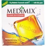 Medimix Bathing Bar - Clear Glycerine Natural Toning, 3x100g Promo Pack - Fast UK Delivery