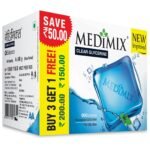MEDIMIX Clear Glycerine - Oil Balance with the combination of Eucalyptus Oil & Mint | Each 100g | Buy 3 get 1 Free | Bathing Bar for Cleasing Excess Oil in the Skin | - Fast UK Delivery