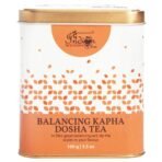 The Indian Chai - Balancing Kapha Dosha Tea 100g with Orange Peel, Tulsi, Lemongrass etc for Appetite & Digestion, Helps Reduce Water Retention, Ayurvedic Herbal Tea - Fast UK Delivery