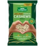 Tata Sampann Pure Cashews Whole, Kaju, 500g, Nutritious & Delicious, Premium Kaju nuts, Rich in Protein, Magnesium & Phosphorus, Deluxe Size & Crunchy Nuts - Fast UK Delivery