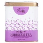 The Indian Chai Zesty Hibiscus Tea 100g with Rosehip, Lemongrass, Orange peel, Licorice etc for Immunity, Regulates Blood Pressure & Cholesterol, Boosts Metabolism - Fast UK Delivery