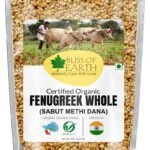 Bliss of Earth Organic Whole Fenugreek Seeds, Sabut Methi 1kg - Fast UK Delivery