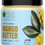 Bliss of Earth Deodorised Indian Mango Butter For Face Skin Hair & DIY, 200GM Comes in Handy Jar - Fast UK Delivery