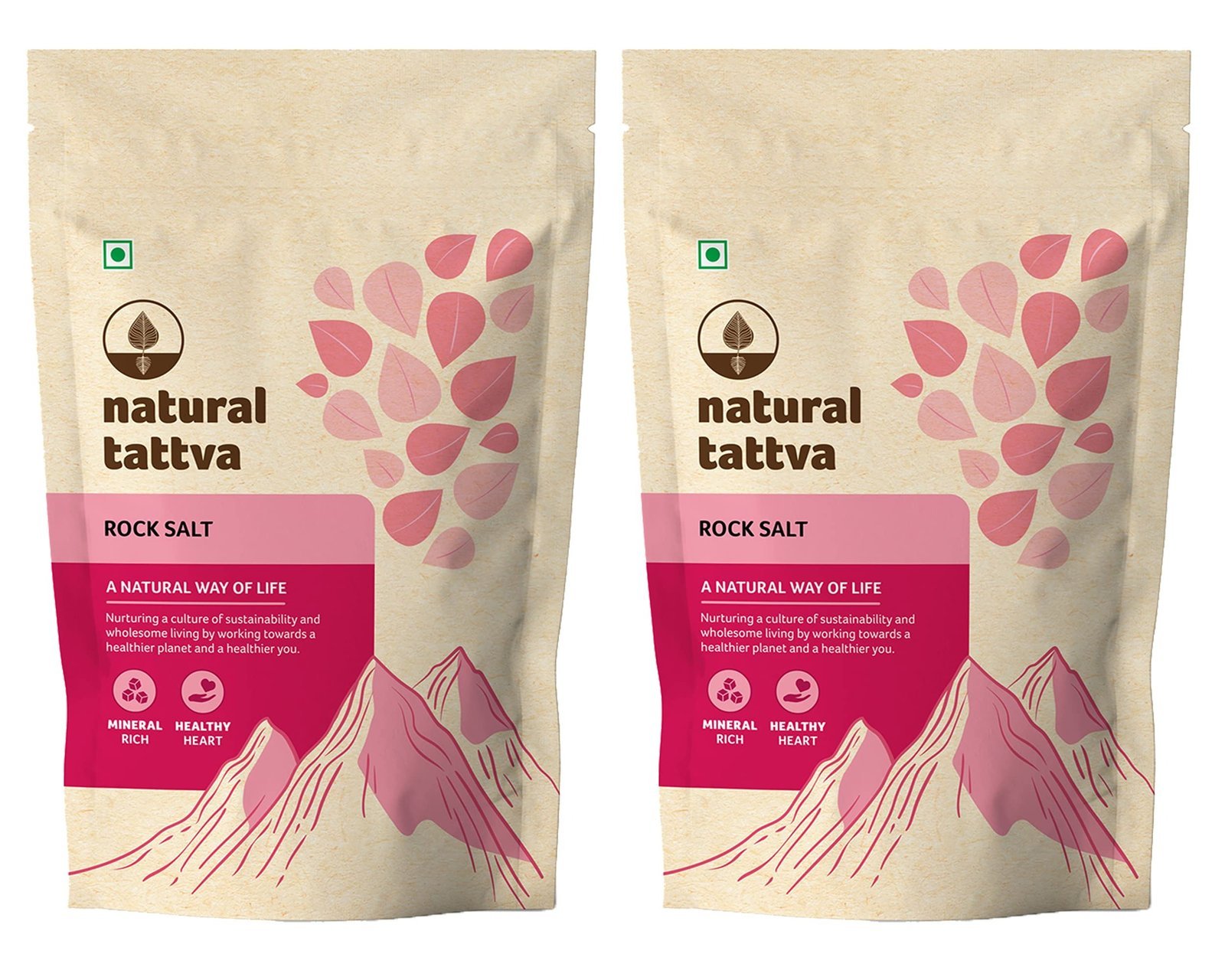 uk816UICEzy6L-1.jpg Organic Tattva Natural Rock Salt 2 KG | Mineral Rock, Unrefined and Unpolluted | Boosts Digestion, Immunity, Stress and Weight Loss | Ideal for Everyday Cooking - Fast UK Delivery - Image 1