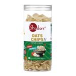 Shadani Oats Chips 140g - Cream and Onion flavour | Crispy & Crunchy | Rich in fibre, Protein, Vitamins & Antioxidants | Energy-Boosting, Preservative-Free Snack - Fast UK Delivery