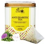 The Indian Chai - Anti - Diabetic Tea 30 Pyramid Tea Bags with Gymnemma Sylvestre, Giloy Stem, Paneer Dodi, Bitter Melon, Jamun Seed for Regulating Blood Sugars levels - Fast UK Delivery