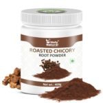 Holy Natural Roasted Chicory Root Powder (400 gm) | Coffee Substitute, Caffeine Free | For Milkshake, Smoothies, Black Coffee, Cold Coffee & Beverages. - Fast UK Delivery