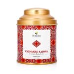 Octavius | Kashmiri Kahwa Green Tea - 100 Gm (50 Cups) Dome Tin | 100% Natural Ingredients | Loose Leaf | Saffron, Cinnamon Cardamom, Clove, Green Tea | Kahwa Tea | Spiced Chai - Fast UK Delivery