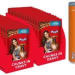 Drools Adult Wet Dog Food, Real Chicken and Chicken Liver Chunks in Gravy, 24 Pouches (24 x 150g) & Absolute Salmon Oil Syrup - Dog Supplement, 150 ml - Fast UK Delivery