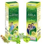 HERBAL CANADA AMLA SWARAS AND ALOEVERA RAS 500ML - COMBO PACK - Fast UK Delivery