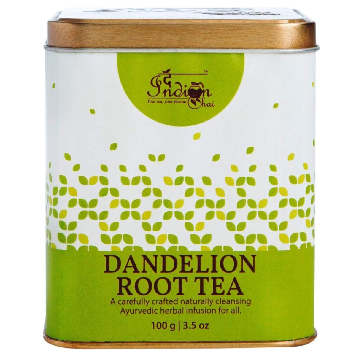 uk819qeQkApyL-1.jpg The Indian Chai Dandelion Root Tea For Detox|Kidney & Liver Detox Tea|Improves Kidney Function & Digestive Health|Herbal Tea|Dandelion Tea|Caffeine Free|Super-Herb|Loose Leaves (100 Grams) - Fast UK Delivery - Image 1