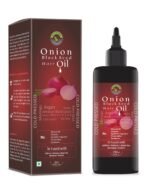 Holy Natural Onion Black Seed Hair Oil - 250 ml | Hair Growth & Hair Fall Control l Supports Long, Lustrous & Shiny Hair - Fast UK Delivery