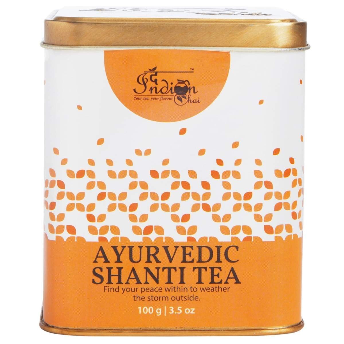 uk81ALqAZIKfS-1.jpg The Indian Chai - Ayurvedic Shanti Tea 100 grams with Ashwagandha, Lavender, Rose Petals, Brahmi etc for Mental Clarity, Reduces Stress, Peace Tea - Fast UK Delivery - Image 1