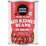 Urban Platter Red Kidney Beans in Brine, 400g (Ready to Use Rajma, Canned, Drained Weight 240g) - Fast UK Delivery