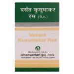 Dhanvantari Vasant Kusumakar Ras-10 Tablet - Fast UK Delivery