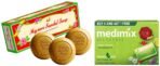 Medimix Ayurvedic Glycerine Soap, 125g (Pack Of 5) and Mysore Sandal Soap,450g (150x3) (Pack Of 3) - Fast UK Delivery