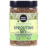Urban Platter Microgreens Sprouting Mix, 400g / 14oz [Clover, Radish, Fenugreek & Alfalfa Seeds Mix] - Fast UK Delivery
