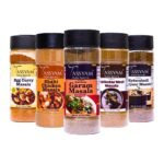 Tassyam Indian Meats Spice Combo 500 grams Dispensers | Since 1940 | Shahi Chicken, Red Meat, Garam Masala, Biryani, Instant Egg Curry | Incredible Value - Fast UK Delivery