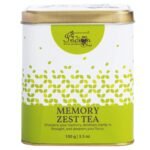 The Indian Chai - Memory Zest Tea 100g with Brahmi, Ashwagandha, Ginseng, Red Clover etc for Memory, Focus, Clarity, Herbal Tea with Super Brain Herbs - Fast UK Delivery