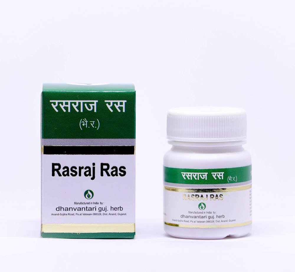 uk81GAm-Pw4OL-1.jpg Dhanvantari Rasraj Ras with Gold (50 tablets) - Fast UK Delivery - Image 1