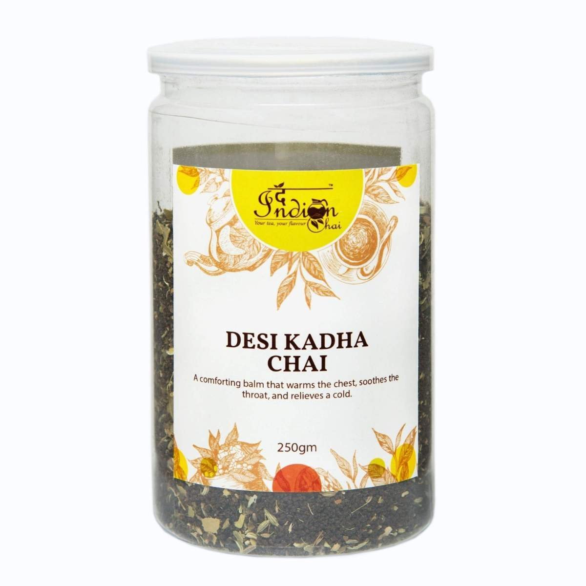 uk81HGcLrh0rL-1.jpg The Indian Chai - Desi Kadha Masala Chai 250g for Digestion, Cough & Flu - Fast UK Delivery - Image 1