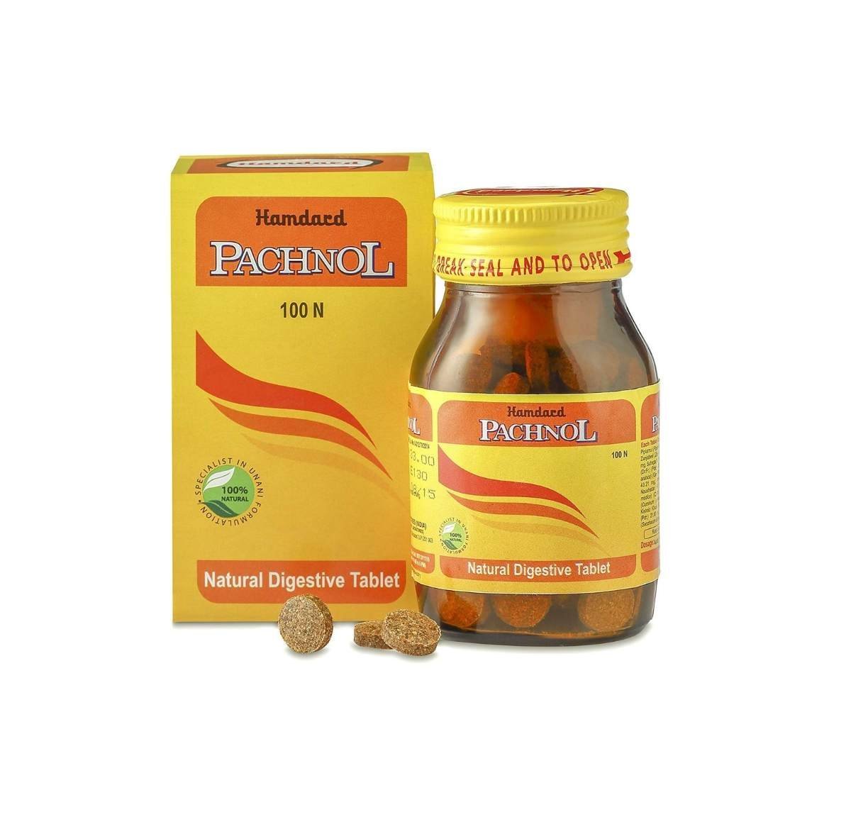 uk81HMjJwXpOL-1.jpg Hamdard Pachnol (Pack of 2)-100 Tablet-For Acidity & Gas Relief | Strengthens the Digestive System |heart burn, gastric - Fast UK Delivery - Image 1