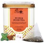 The Indian Chai PCOS & PCOD Tea 30 Pyramid Tea Bags, Helps with Facial Hair Growth, Scalp Hair Loss related to Hormonal Imbalance - Fast UK Delivery