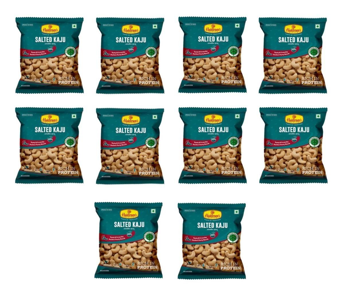 uk81LsFVVnGL-1.jpg Haldiram's Nagpur Salted Kaju (Pack of 10-35 gm Each) - Fast UK Delivery - Image 1