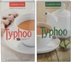 Typhoo Adrak and Elaichi, 25 Tea Bags Each (Pack of 2) - Fast UK Delivery