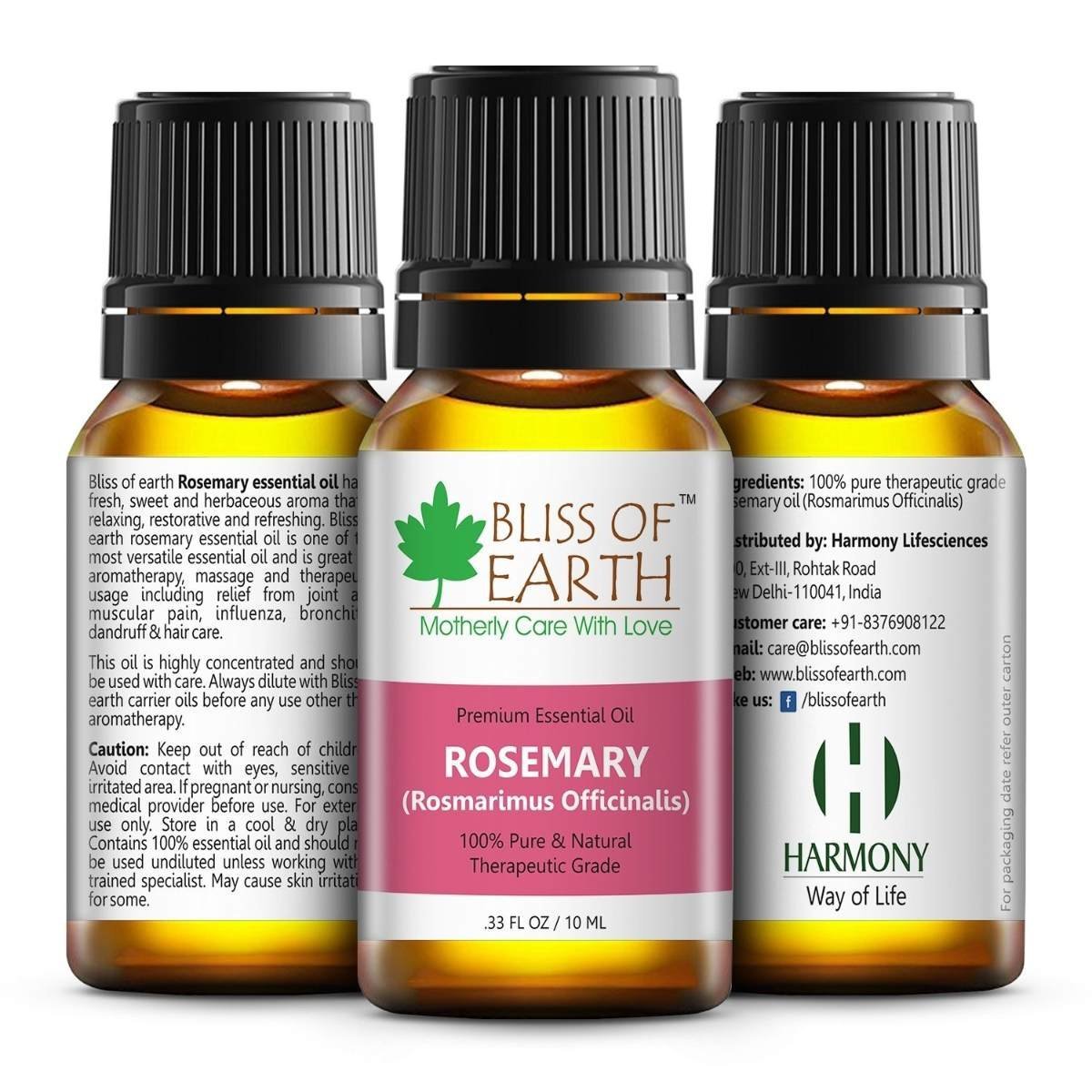 uk81LzHhVUIFL-1.jpg Bliss of Earth ROSEMARY Essential Oil Premium 100% Pure & Natural therapeutic Grade ideal for Aromatherapy 10ml - Fast UK Delivery - Image 1