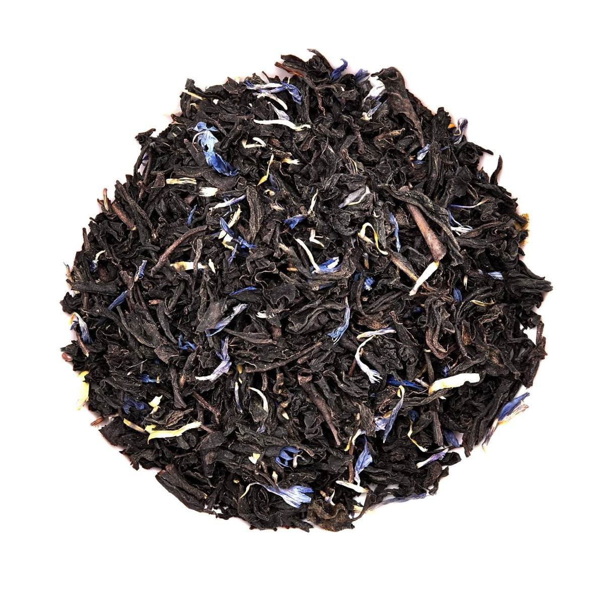 uk81M9K2NYCL-1.jpg Dancing Leaf Earl Grey| Black Tea, Bergamot & Cornflower Petals | Black Tea Blend | Loose Leaf Pouch (50gms) - Fast Shipping to USA & Canada - Image 1