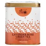 The Indian Chai - Lavender Rose Green Tea 100g || Calming & Floral Blend for Relaxation, Skin Health, & Antioxidant Boost || Herbal Tea - Fast UK Delivery