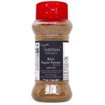 Tassyam Premium Black Pepper Powder 80g | Dispenser Bottle - Fast UK Delivery
