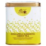 The Indian Chai - Pineapple Slimming Green Tea 100g with Cinnamon Bark for Metabolism, Blood Sugar and Weight Loss - Fast UK Delivery