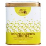 The Indian Chai - Pineapple Slimming Green Tea 100g with Cinnamon Bark for Metabolism, Blood Sugar and Weight Loss - Fast UK Delivery