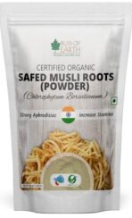 Bliss of Earth Safed Musli Roots Powder Organic Chlorophytum Borivilianum Helps Boost Immunity Energy Stamina 100gm - Fast UK Delivery