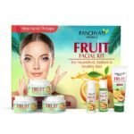Panchvati Herbals Fruit Facial Kit, For Nourished Radiant & Healthy Skin, With Fruit Enzymes & Antioxidants, 6 Step Facial Kit,180gm + 50ml