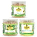 Dhampurgreen Spiced Jaggery Snacks Combos for Tea Gur Saunf, 250gGur Masala Powder Chai, 250gHaldi Turmeric Masala Gur, 250g750 - Fast UK Delivery
