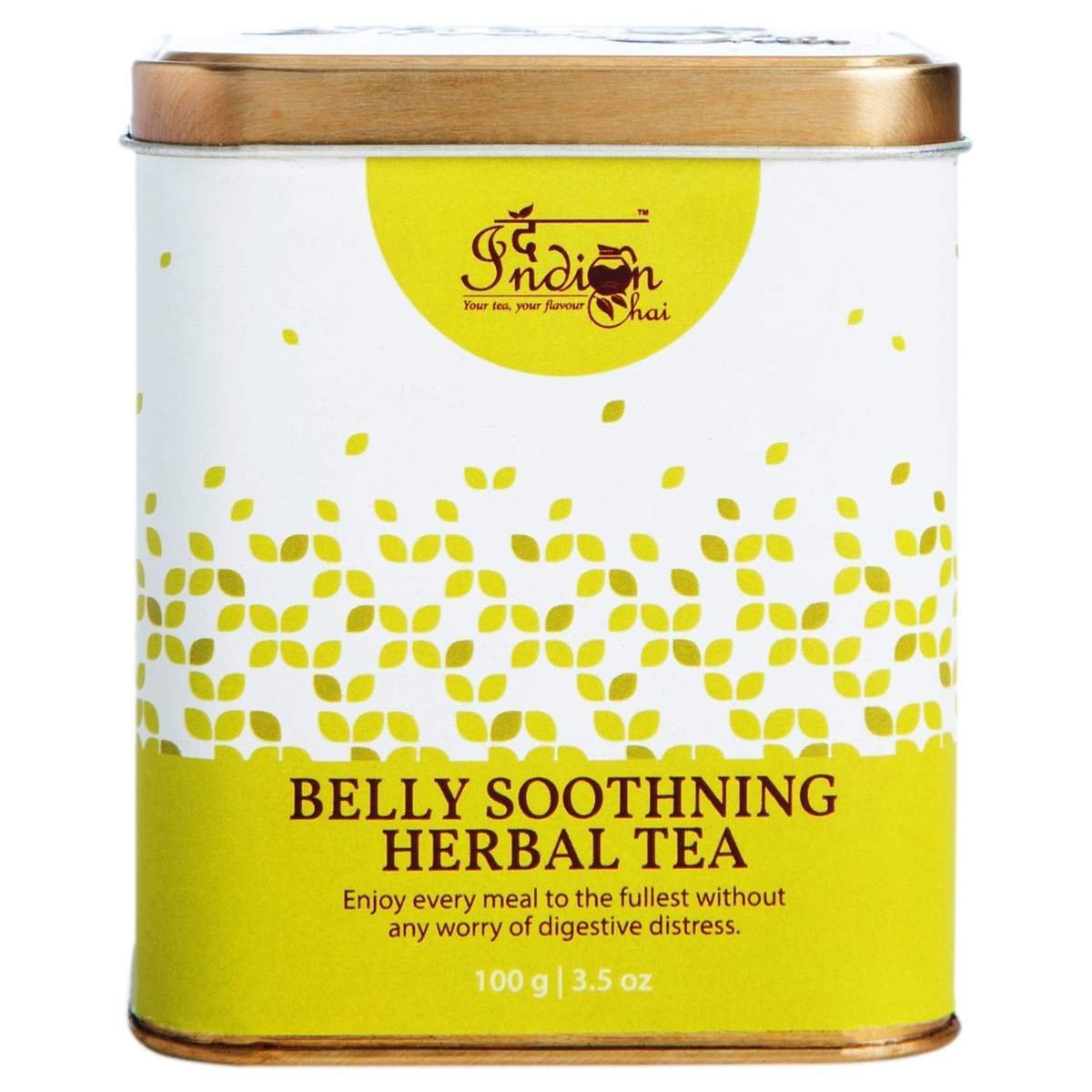 uk81PQ6ROaklS-1.jpg The Indian Chai - Belly Soothing Herbal Tea 100g with Peppermint, Chamomile, Fennel, Calendula etc for Digestion and Weight Loss - Fast UK Delivery - Image 1