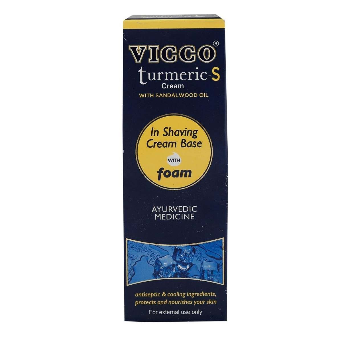 uk81PU8ewZiL-1.jpg Vicco Turmeric in Shaving Cream Base, 70g - Image 1
