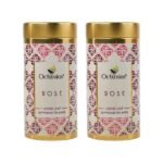 Octavius Rose Green Tea |All Natural Blend |No artificial flavors |Rich In Anti-Oxidants | Low caffeine Slimming Tea | Delicious & Aromatic | Detox Tea |20 Pyramid Tea Bags (Pack of 2) - Fast UK Delivery