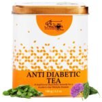 The Indian Chai - Anti Diabetic Tea 100g with Gymnemma Sylvestre, Giloy, Bitter melon, Jamun Seed etc for Regulating Blood Sugar Levels, Strengthens Immunity & Liver Function - Fast UK Delivery