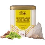 The Indian Chai - Arjun Tea For Good Heart 30 Pyramid Tea Bags | Promotes Heart Health Controls Blood Pressure | Herbal Tea with the Goodness of Arjuna Chhal, Ashwagandha, Brahmi, etc | Ayurvedic Tea - Fast UK Delivery