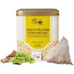 The Indian Chai - Arjun Tea For Good Heart 30 Pyramid Tea Bags | Promotes Heart Health Controls Blood Pressure | Herbal Tea with the Goodness of Arjuna Chhal, Ashwagandha, Brahmi, etc | Ayurvedic Tea - Fast UK Delivery