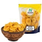 Neelam Foodland Extra Thin Banana Chips Plain, 400g - Fast UK Delivery